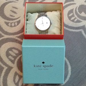 Silver kate spade watch.